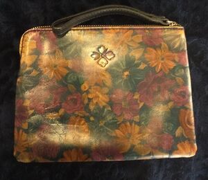 Patricia Nash Multicolor Floral Wristlet